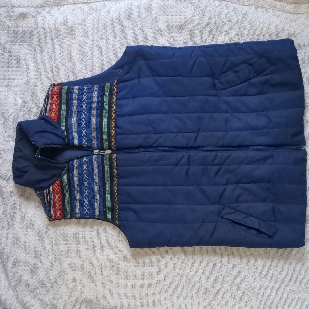 Mexican-patterned light vest